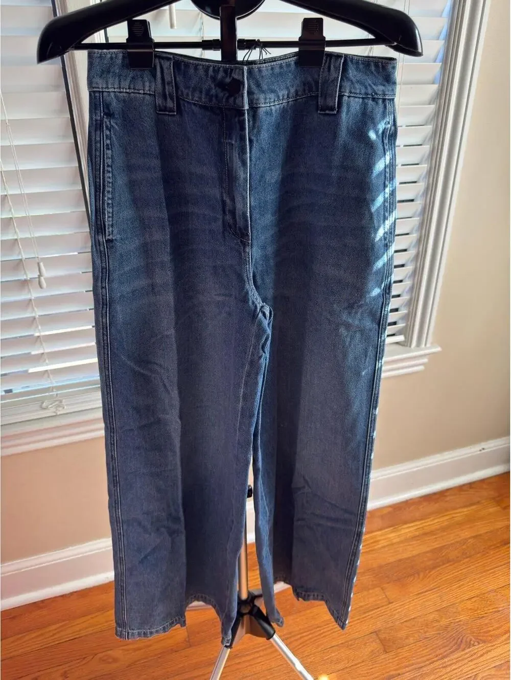 Saint Art Amber Denim Pants Ashbury Wash Wide Leg Baggy Blue Jeans Women’s S NWT